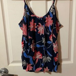Gap floral tank top